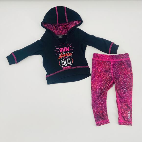 Reebok Sweater Outfit - Run Dance Dream - 12 Months - Picture 1 of 6